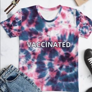 Vaccinated Tie Dye Tee